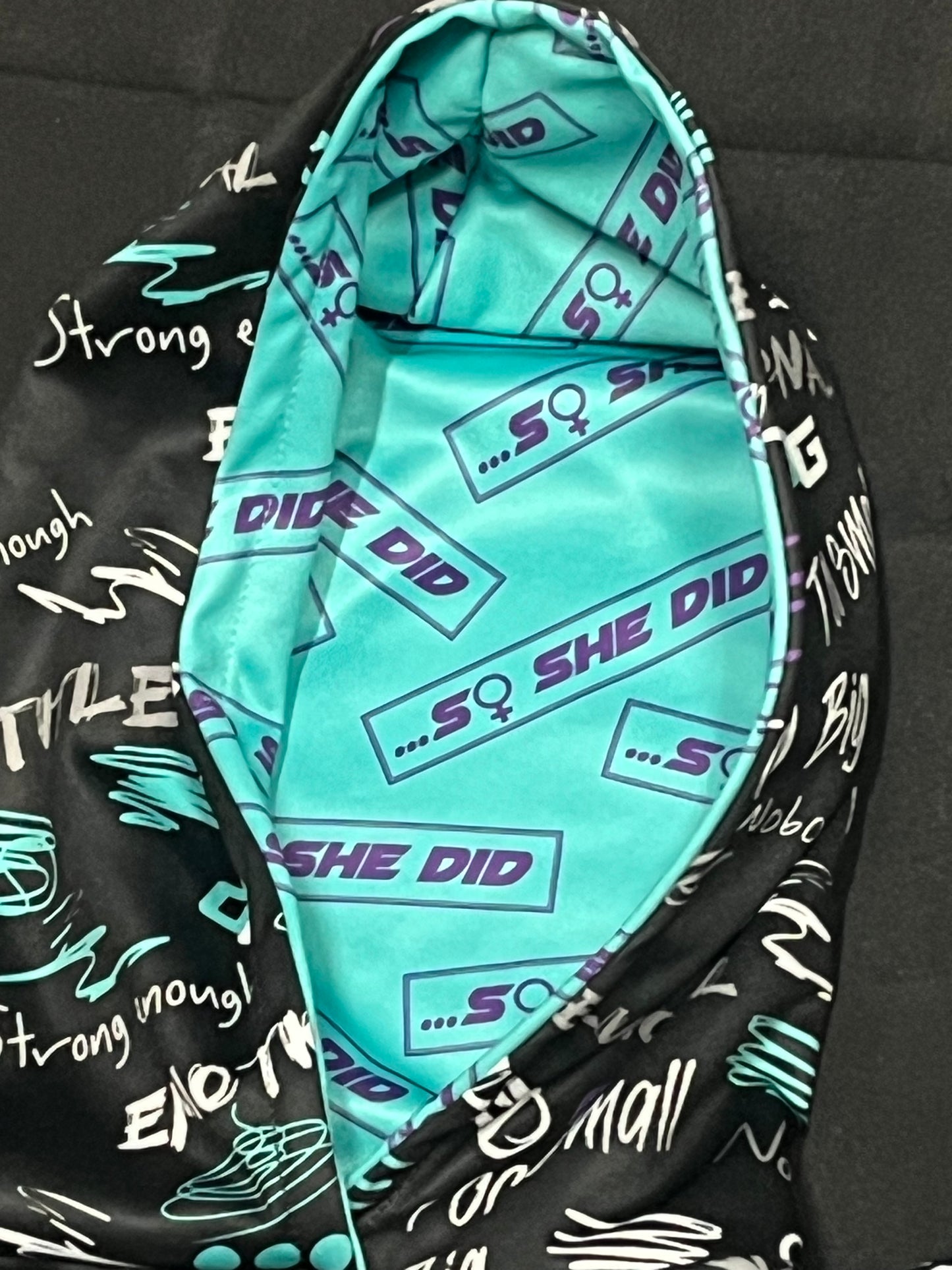 "...So She Did" Sublimated Hoodie