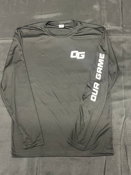 Black & White "Our Game" Dri-Fit Long Sleeve T-Shirt